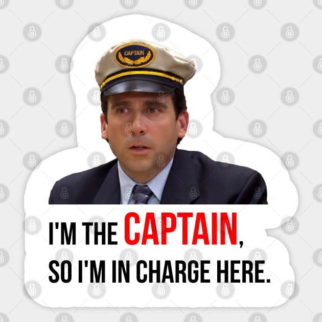 Captain Mike Sticker by Surton Design